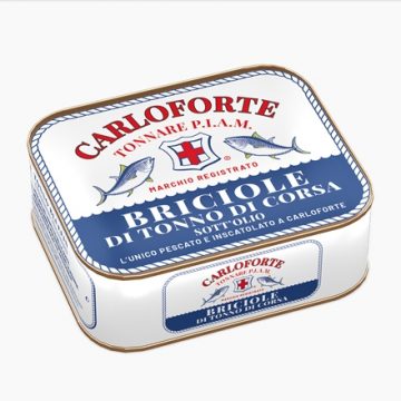 Briciole di tonno di corsa di Carloforte (350g)– l’unico al mondo pescato e inscatolato a Carloforte