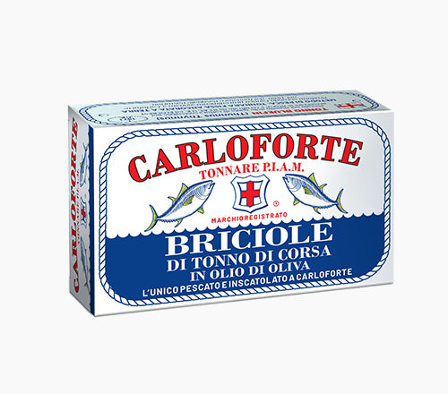 Briciole di tonno di corsa di Carloforte (170g)– l’unico al mondo pescato e inscatolato a Carloforte