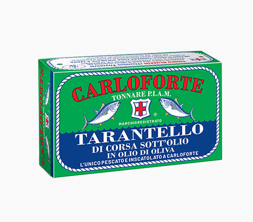 Tarantello di tonno di corsa di Carloforte (170g)– l’unico al mondo pescato e inscatolato a Carloforte